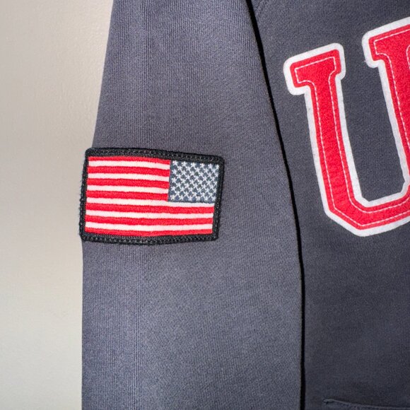 Vintage Nike Track and Field Team USA Olympic Full Zip Hoodie Men's M 452148-473 - Picture 7 of 15